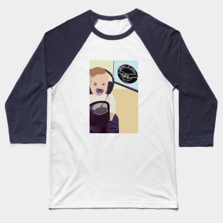 Baby makes a podcast Baseball T-Shirt